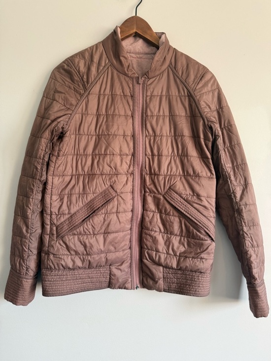 lululemon athletica Jackets & Blazers - Lululemon The Bomb Reversible Bomber Jacket in Bark Berry/Heathered Bark Berry